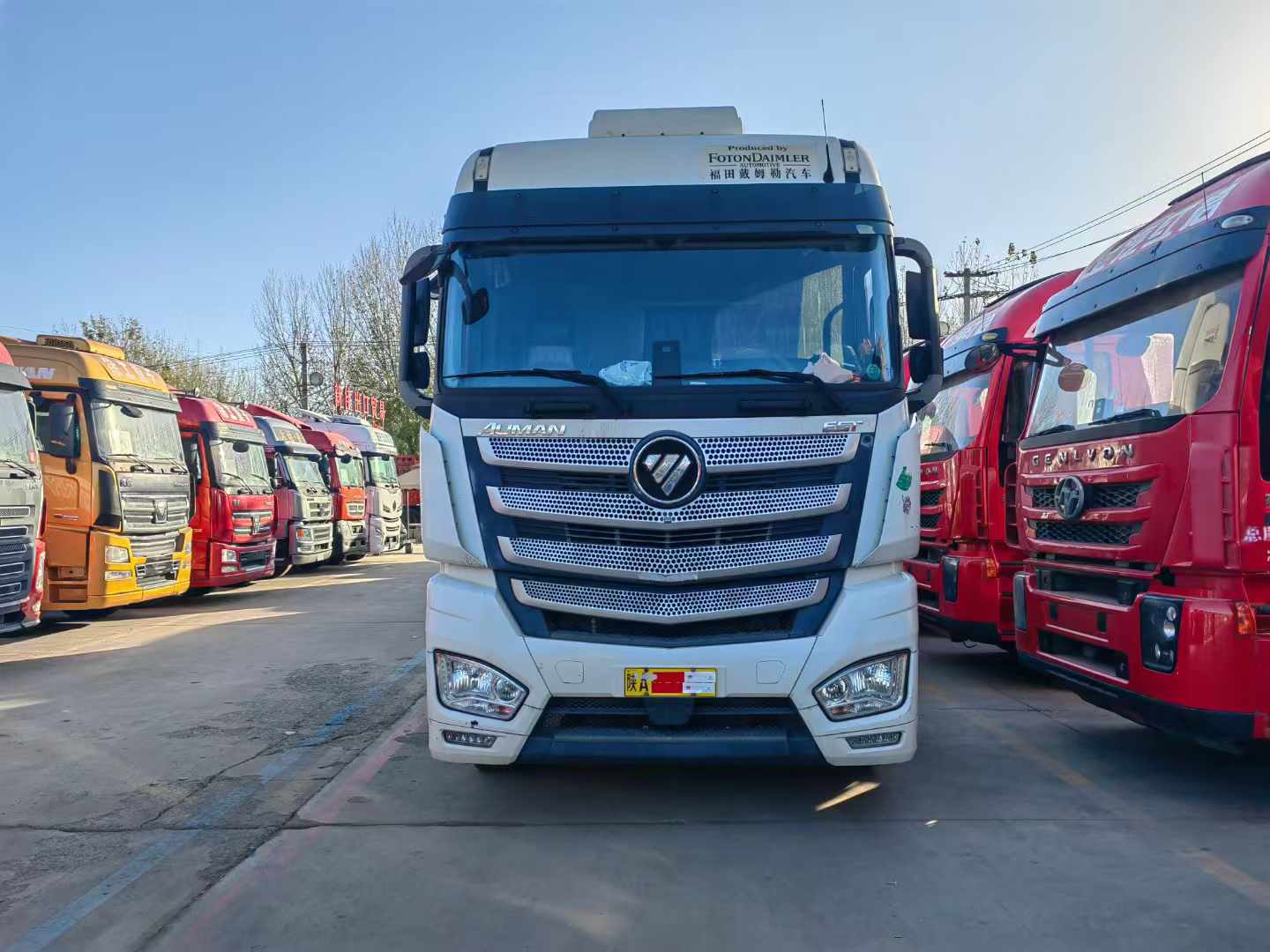 梁山二手貨車市場,歐曼EST二手牽引車